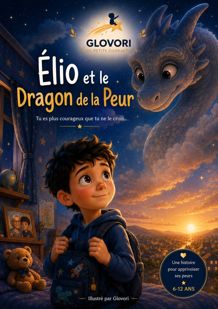 Couverture du livre Élio et le Dragon de la Peur