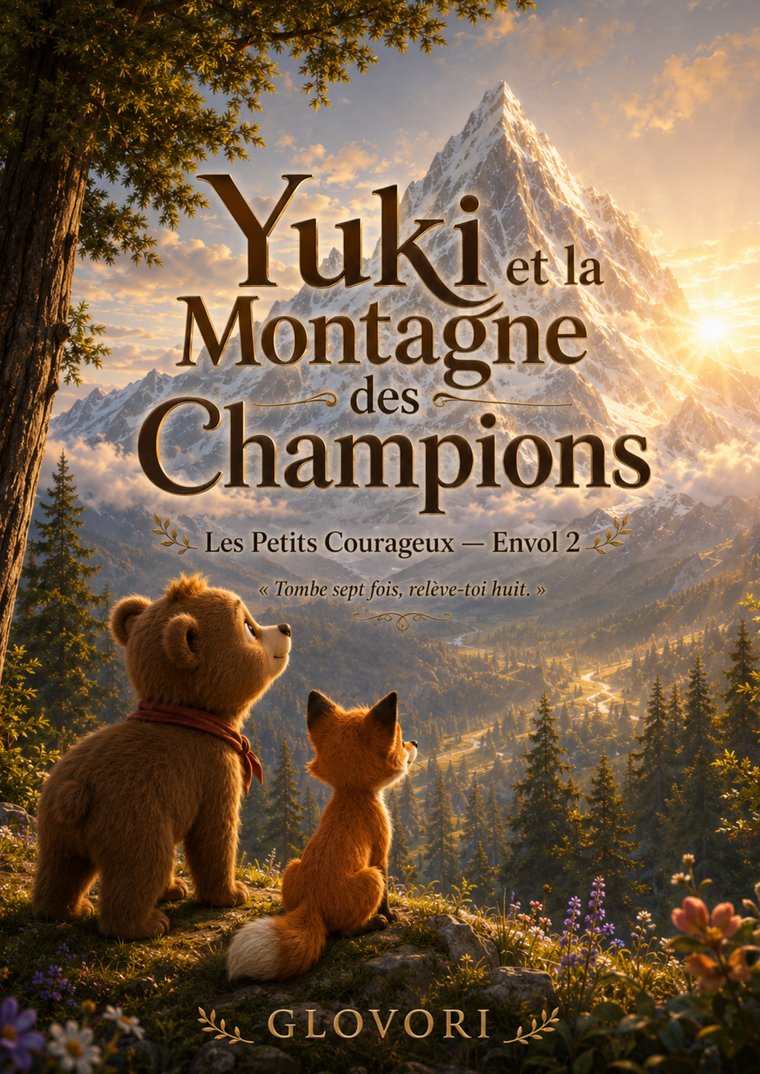 Couverture : Yuki et la Montagne des Champions